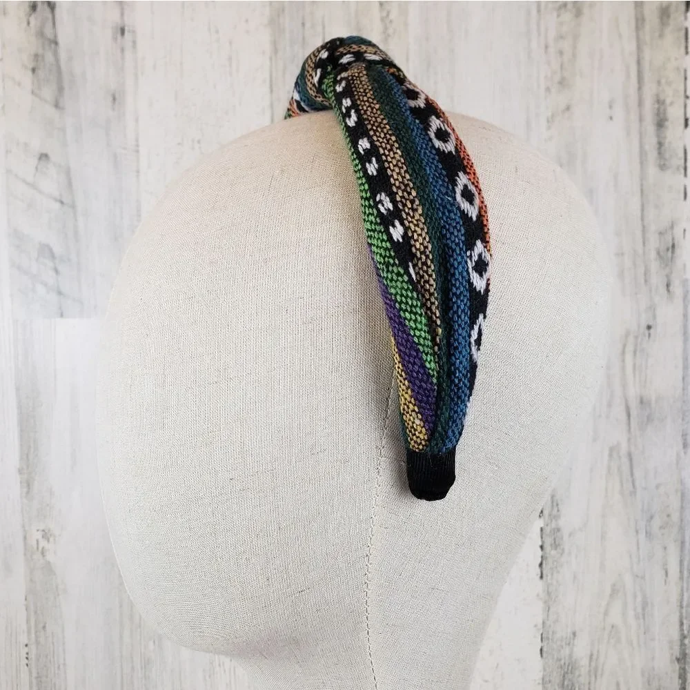 Baja Woven Top Knot Headband
